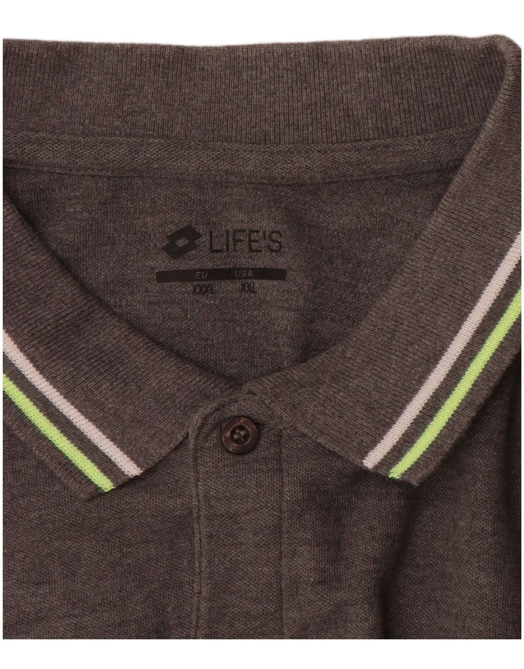 LOTTO Polo Hombre 2XL Algodón Gris