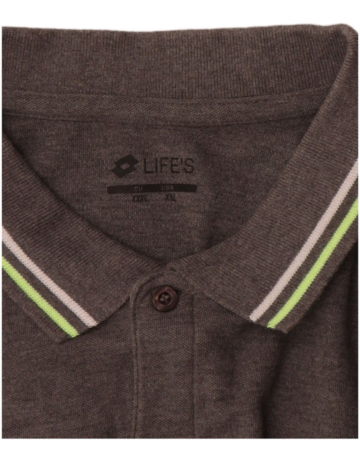 LOTTO Polo Hombre 2XL Algodón Gris