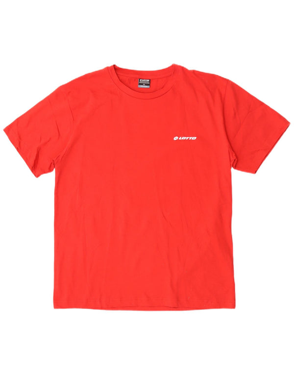 Lotto Camiseta Hombre Top XL Algodón Rojo