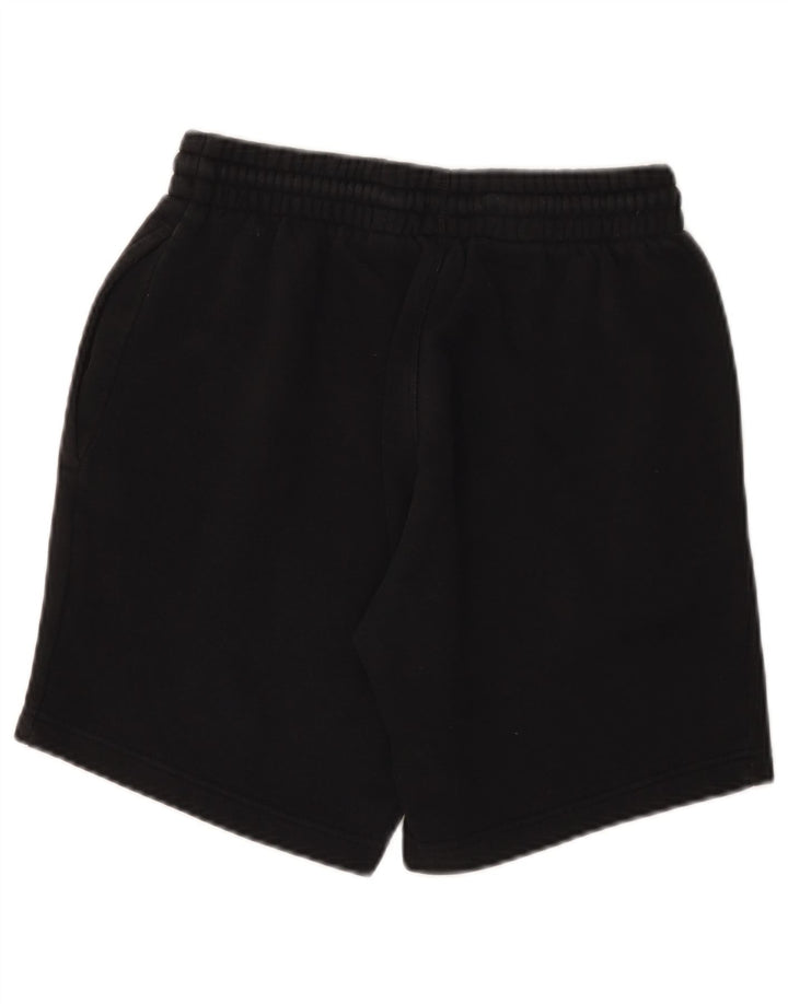 Reebok - Pantalones cortos deportivos para hombre, talla pequeña, algodón negro