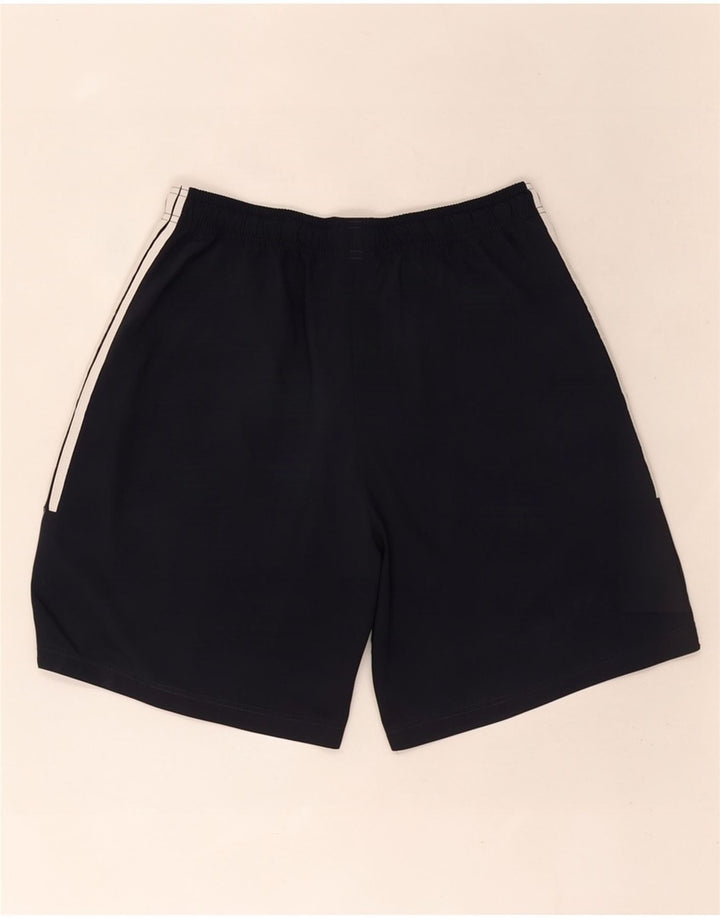Adidas - Pantalones cortos deportivos para hombre, talla grande, poliéster, color azul marino