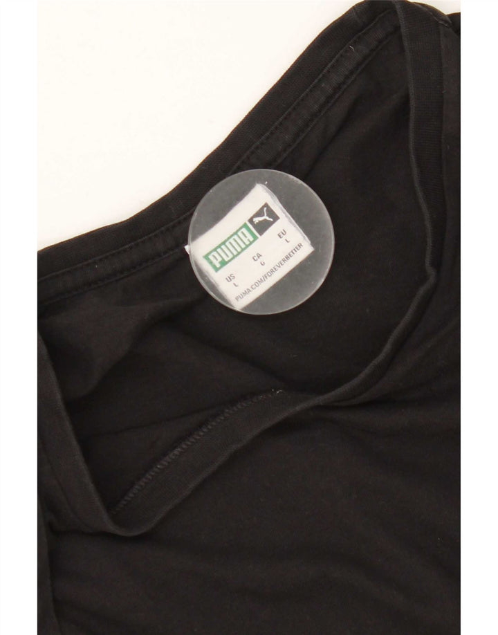 Puma - Camiseta para hombre, talla grande, color negro