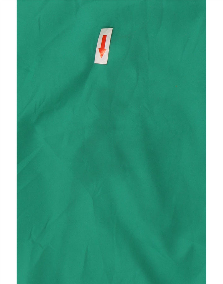 Fila Chaqueta de esquí con capucha para hombre, ajuste holgado, IT 52, grande, verde, geométrico