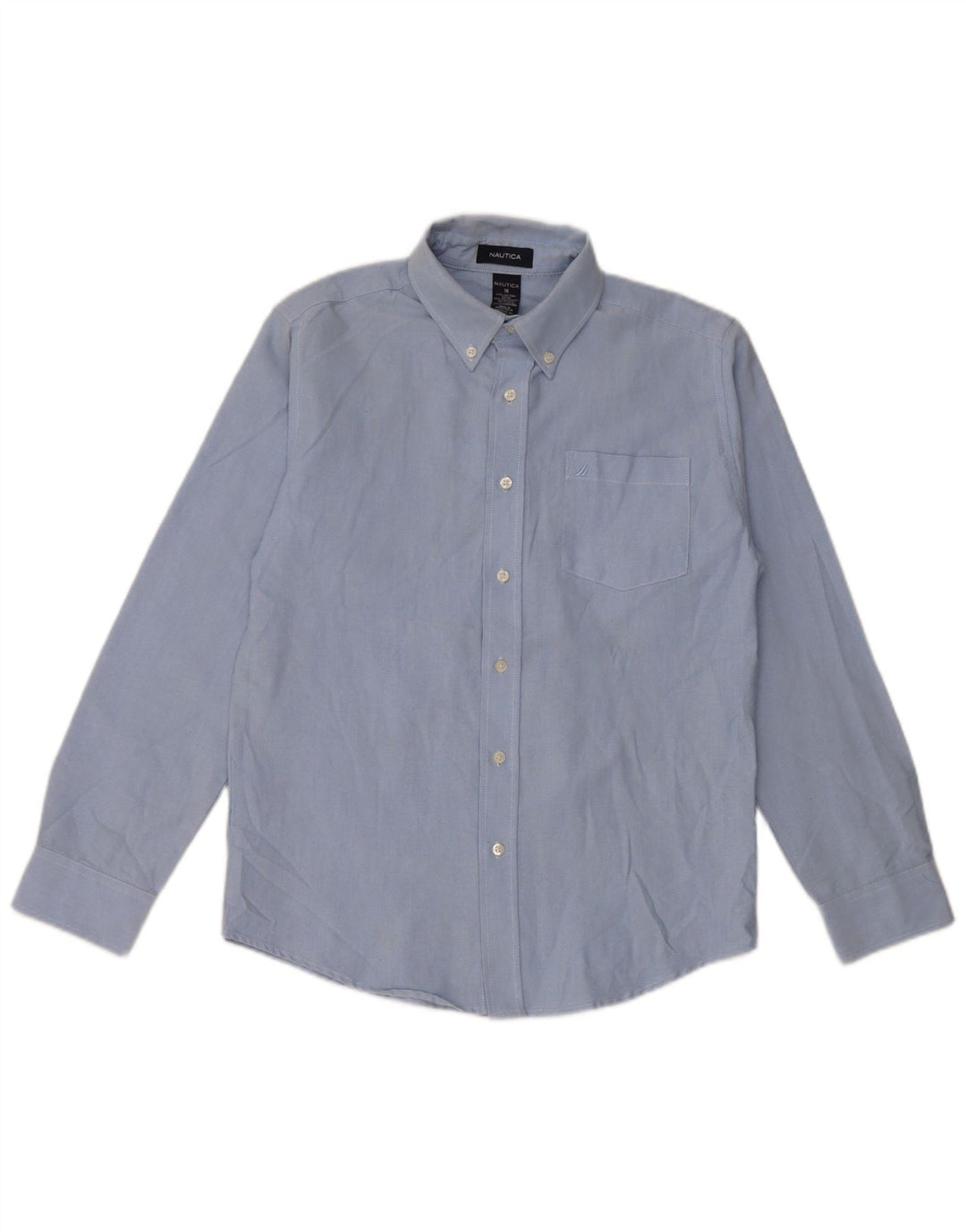 Camisa Nautica Niño 15-16 Años Azul Algodón