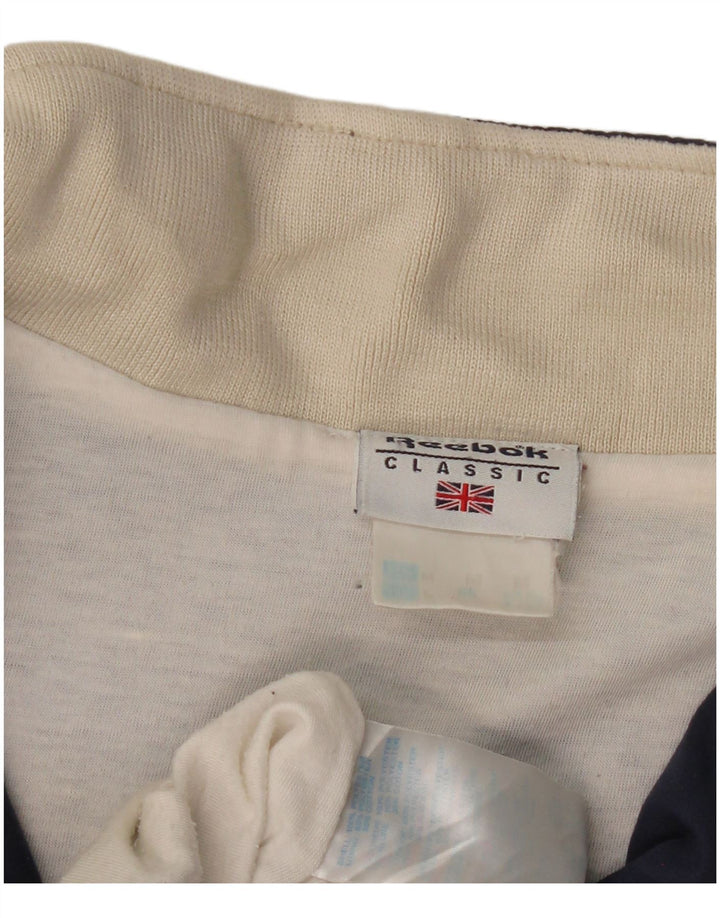 Reebok Chaqueta de chándal gráfica para hombre UK 42 XL Azul Colorblock