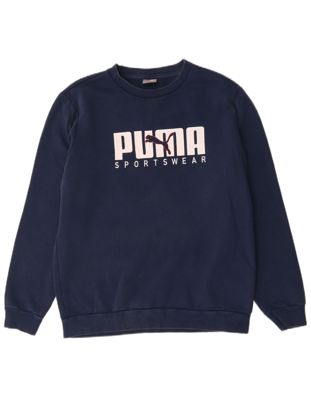 Puma Hombre Sudadera Gráfica Jumper Medium Azul Marino Algodón