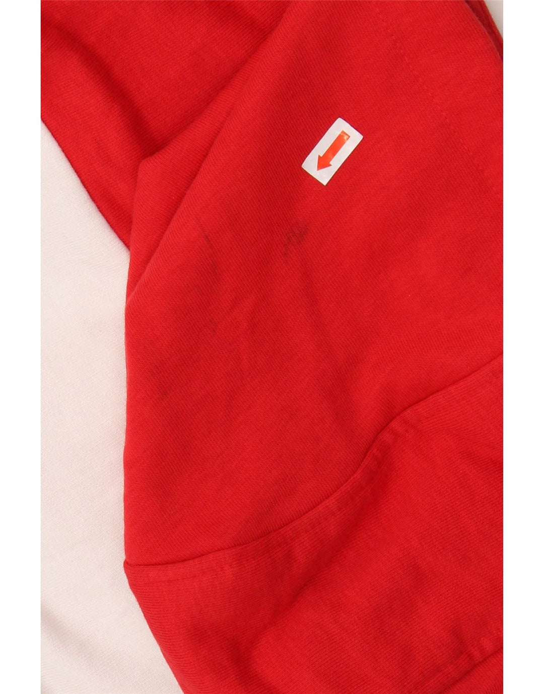 FILA Jersey con capucha gráfica para mujer Reino Unido 10 Pequeño bloque de color multicolor