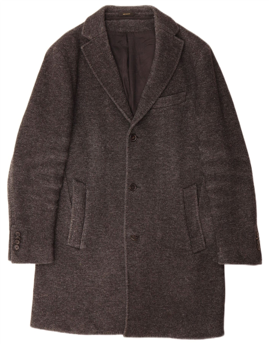 Abrigo Massimo Dutti Hombre EU 48 Gris Medio