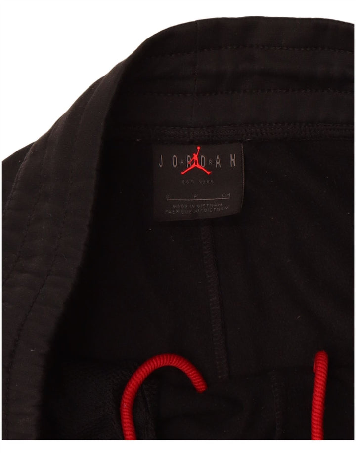 Jordan - Pantalones de chándal para hombre (talla pequeña), color negro y poliéster