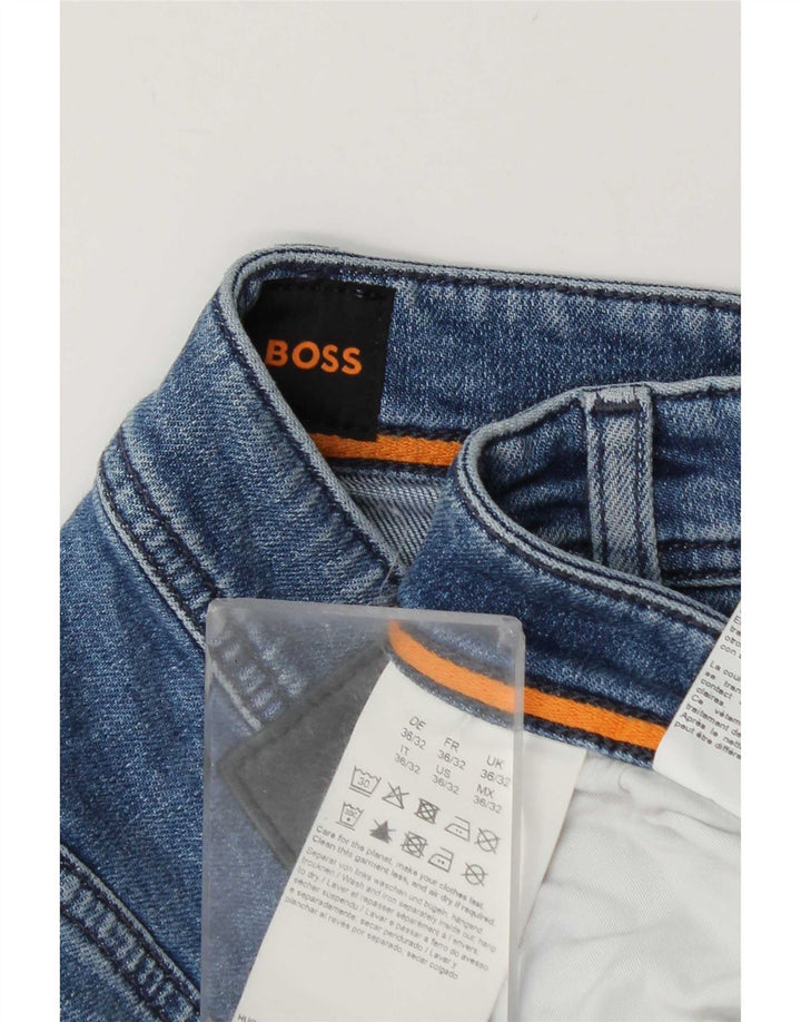 Vaqueros Hugo Boss Hombre Slim W36 L32 Algodón Azul