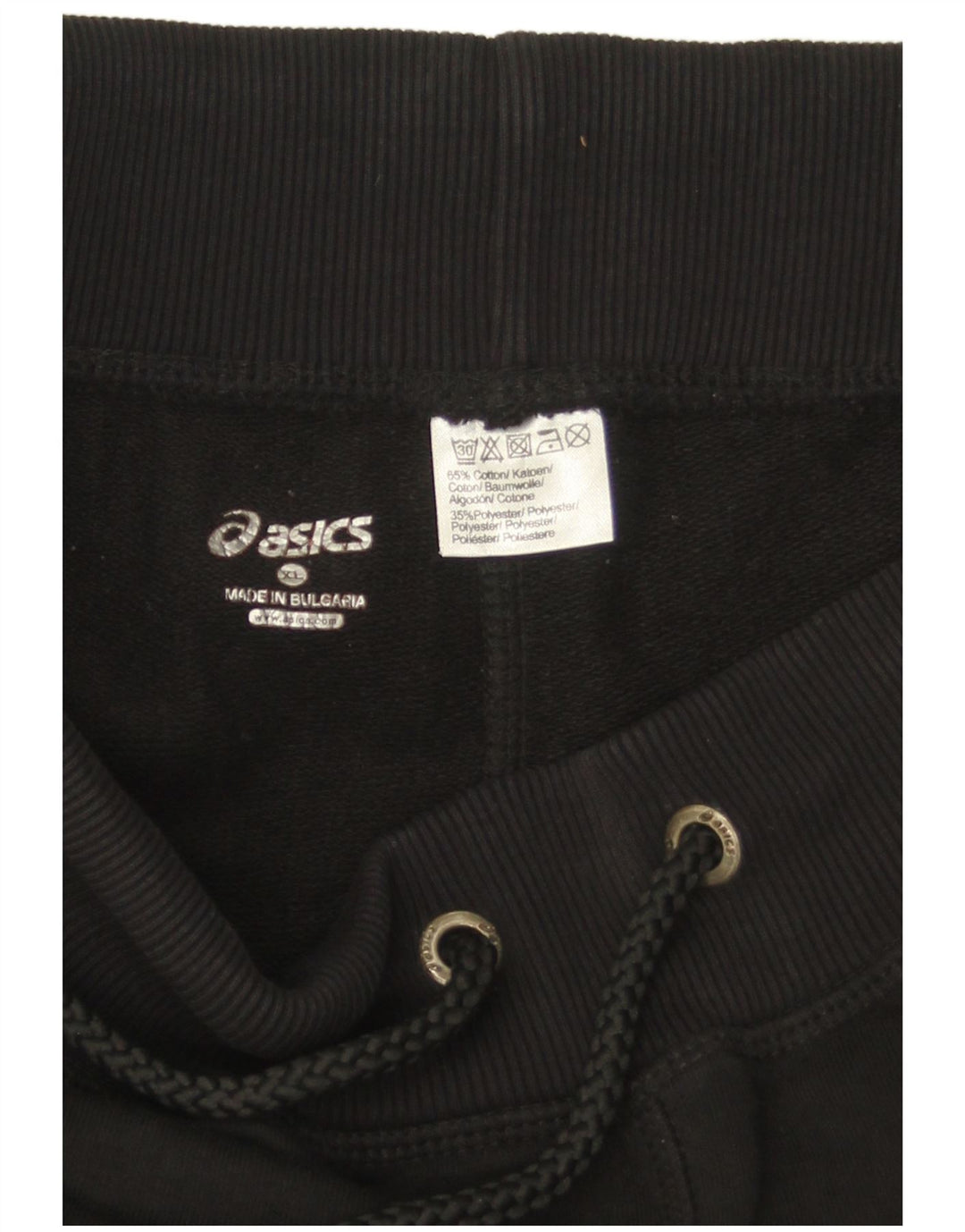 ASICS Pantalones de chándal para mujer Joggers UK 18 XL Algodón negro