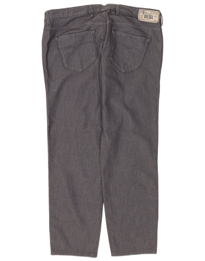 Vaqueros Rectos Diesel Mujer W32 L26 Algodón Gris