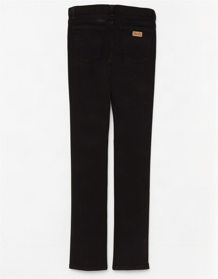 Wrangler Vaqueros rectos ajustados para hombre W32 L32 Algodón negro