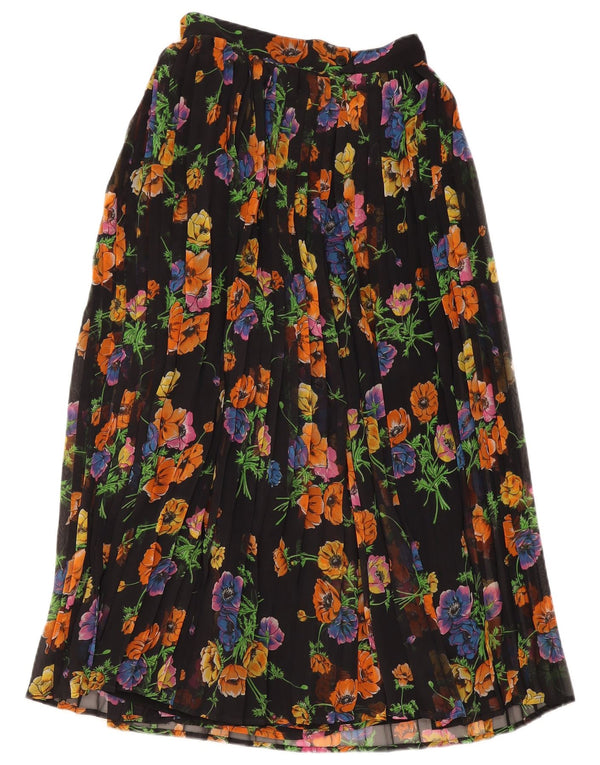 Prisma Mujer Culottes Capri Pantalones UK 10 Small W26 L20 Azul Marino Floral