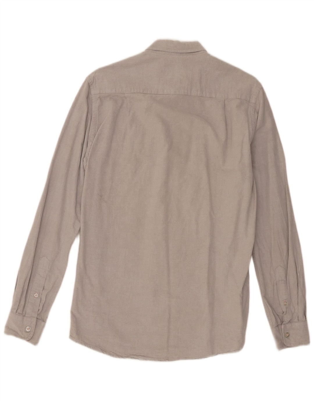 Crew Clothing Camisa para hombre Algodón gris medio