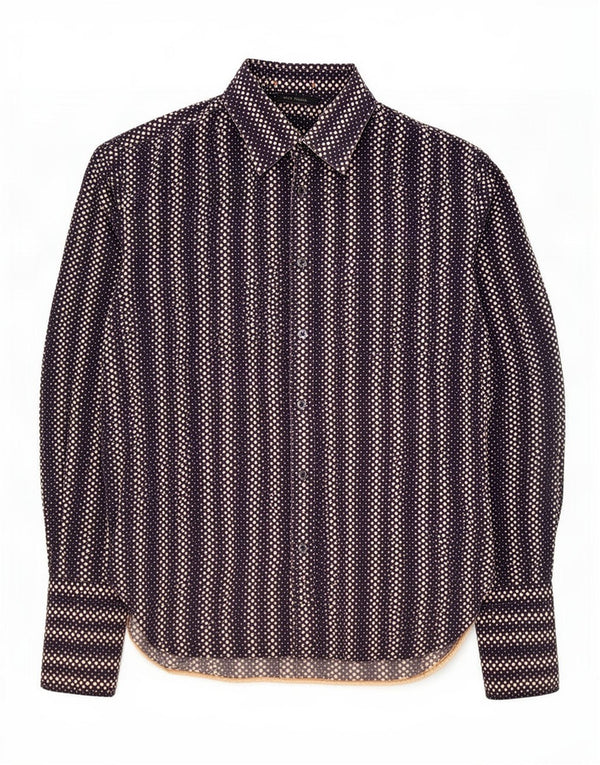 Camisa Paul Smith para hombre de algodón con lunares azul marino mediano