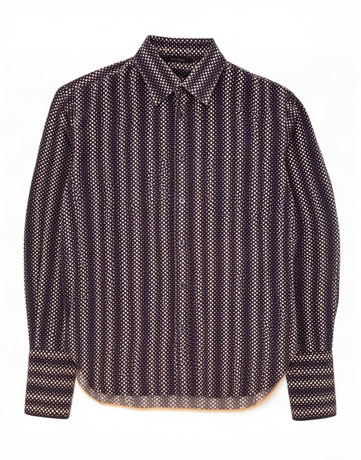 Camisa Paul Smith para hombre de algodón con lunares azul marino mediano