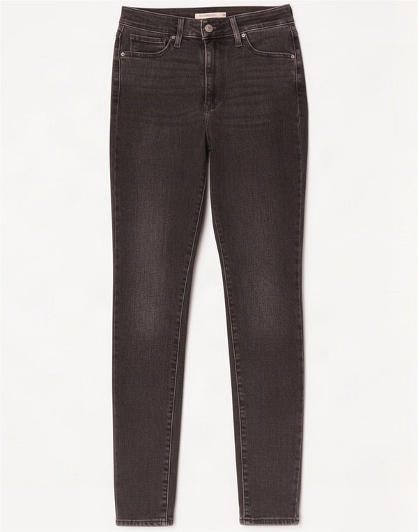 Levi's Jeans ajustados de talle alto 721 para mujer W28 L30 Algodón negro