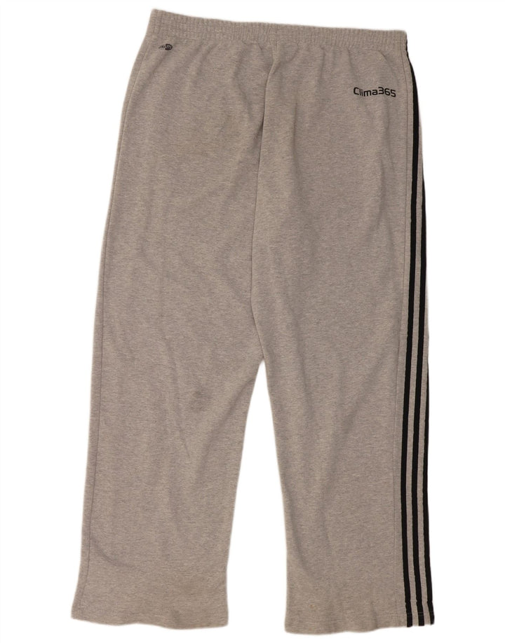 Adidas - Pantalón de chándal para hombre, talla 2XL, algodón gris