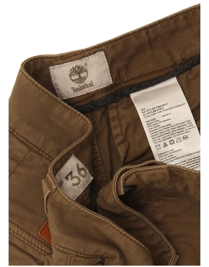 Timberland pantalones cortos cargo para hombre W36 algodón marrón grande