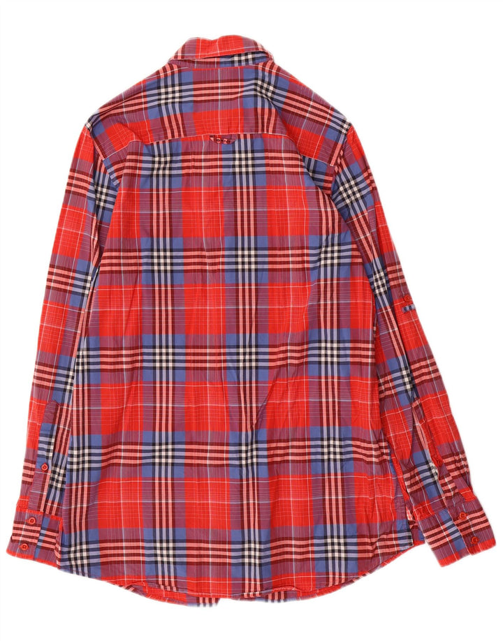 GANT Camisa para mujer UK 40 Medium Red Check Cotton