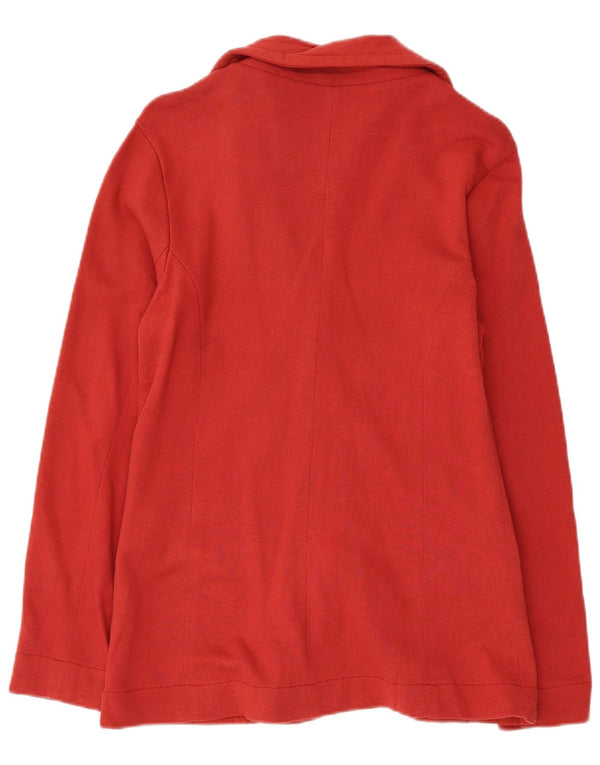 KAPPA Chaqueta tipo blazer de 3 botones para mujer UK 10 Small Red Cotton