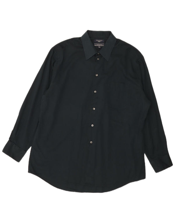 DOCKERS Camisa para hombre Talla 16 1/2 Grande Algodón verde