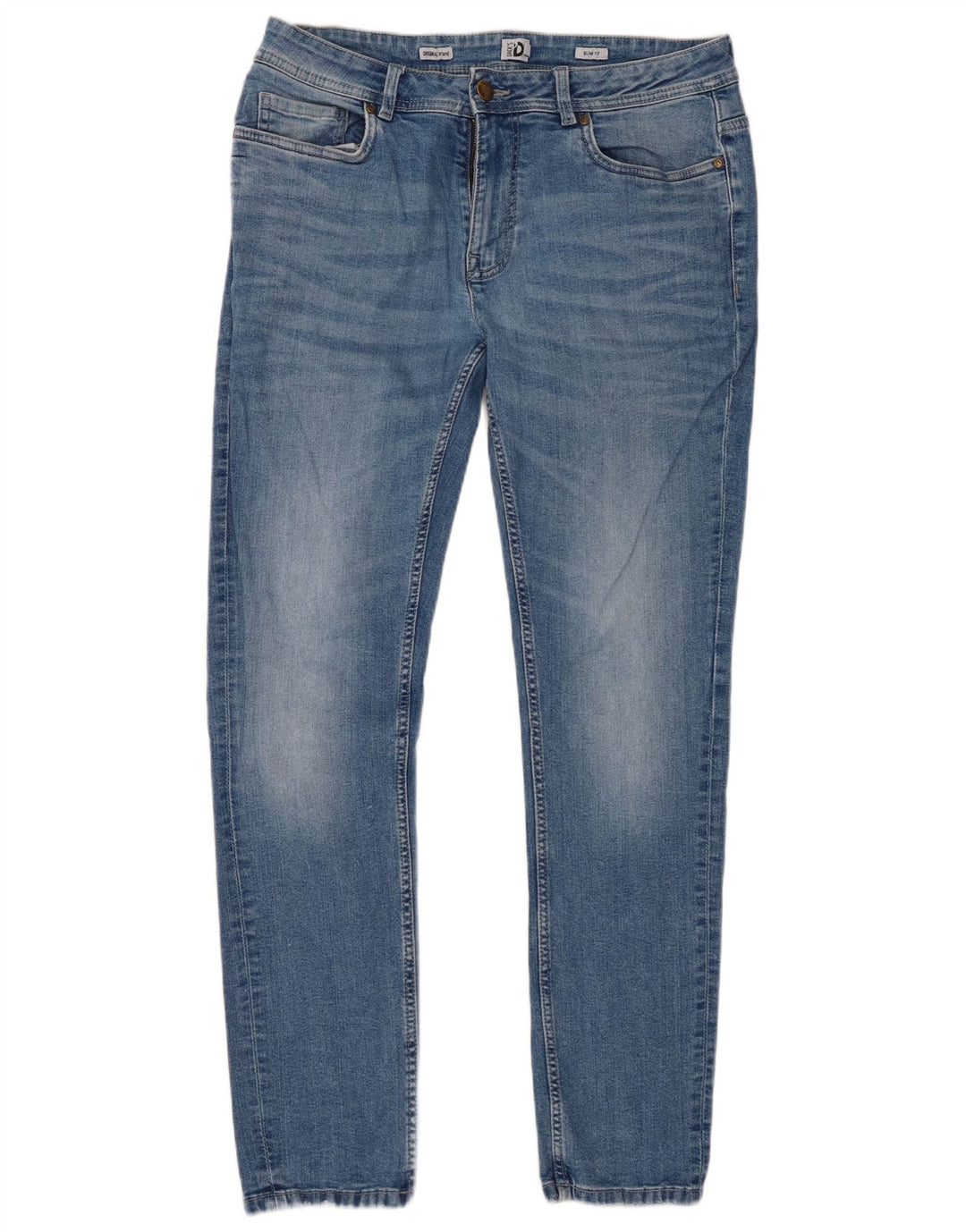 DACK'S Jeans ajustados para hombre IT 50 Large W34 L31 Algodón azul