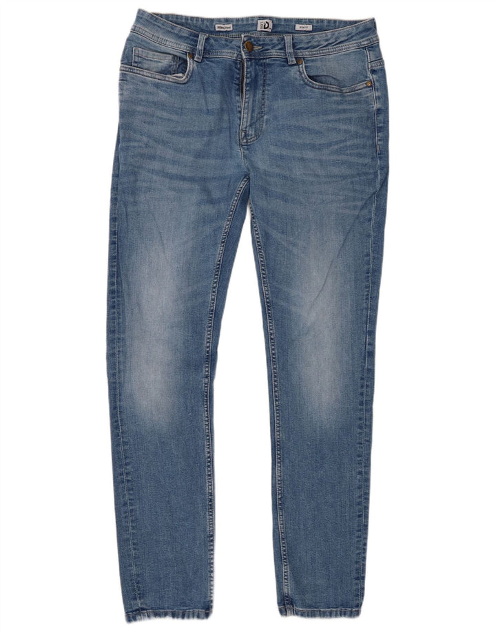 DACK'S Jeans ajustados para hombre IT 50 Large W34 L31 Algodón azul