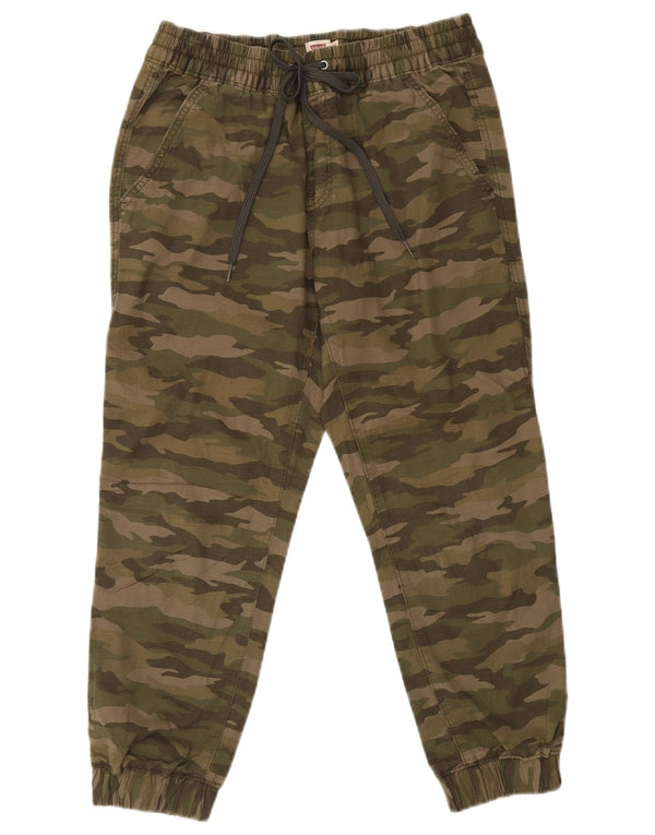 Pantalones Levi's Joggers Casuales para Mujer Mediano W30 L25 Camuflaje Caqui