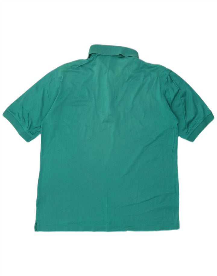 FILA Polo para hombre IT 46 Small Verde Algodón