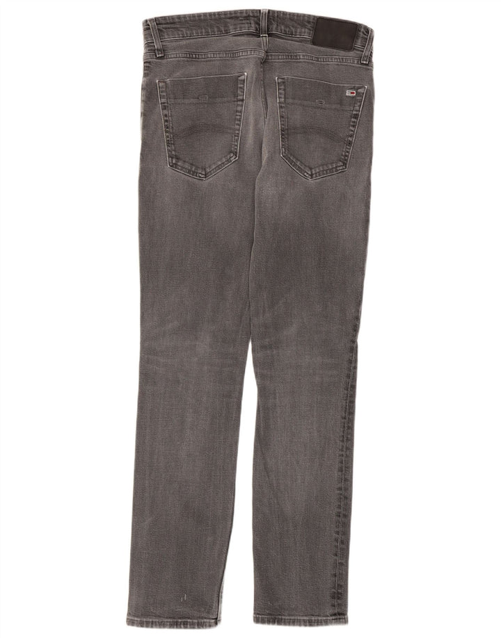 TOMMY HILFIGER Vaqueros Scanton Slim para hombre W32 L30 Algodón gris