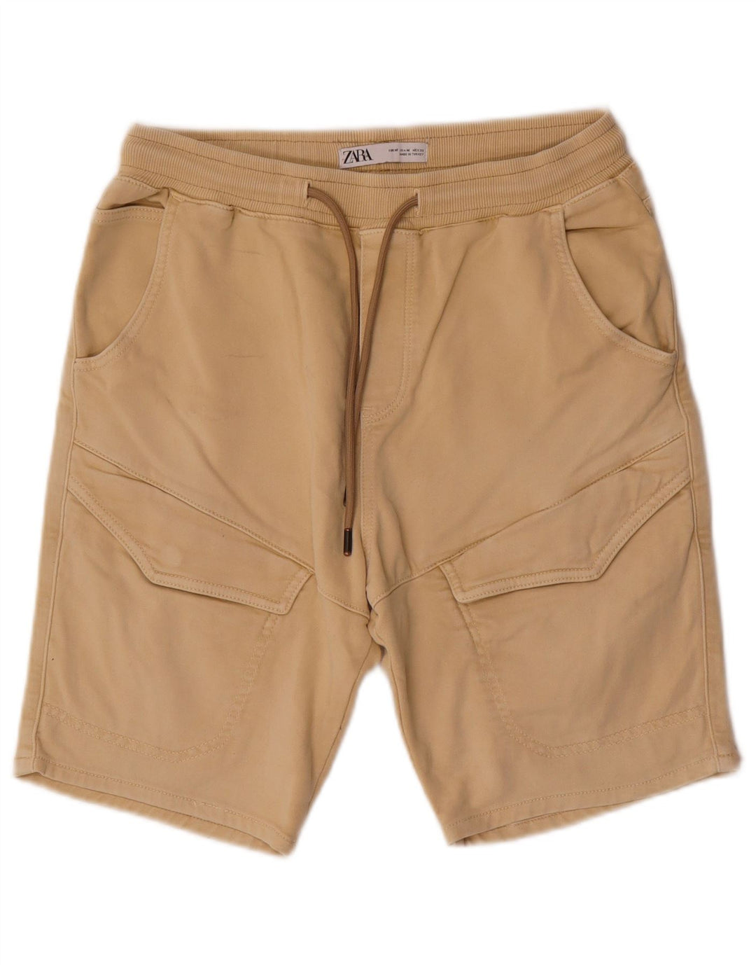 Zara Hombre Shorts Cargo Mediano W31 Beige