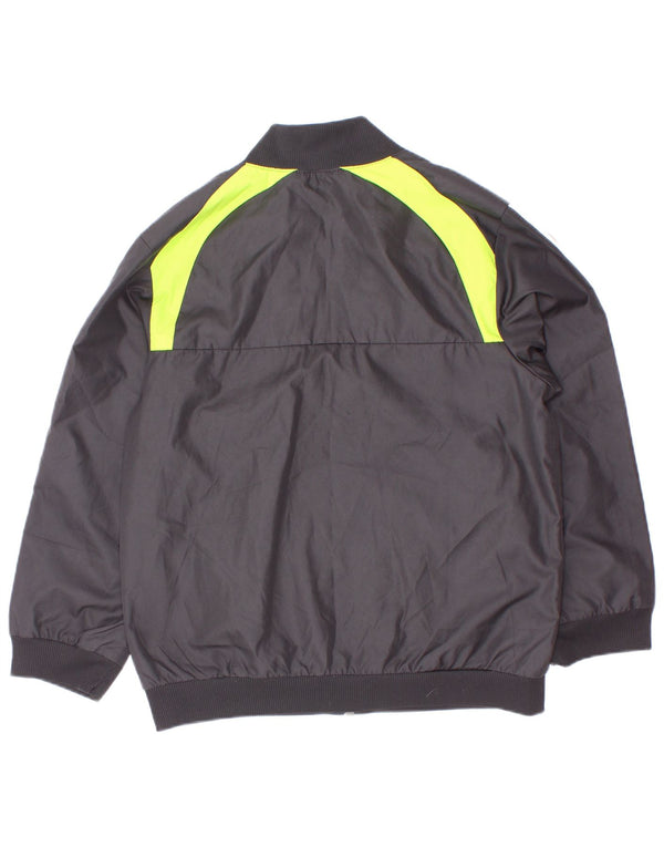 Adidas - Chaqueta de chándal para niño, 5-6 años, color negro, poliéster