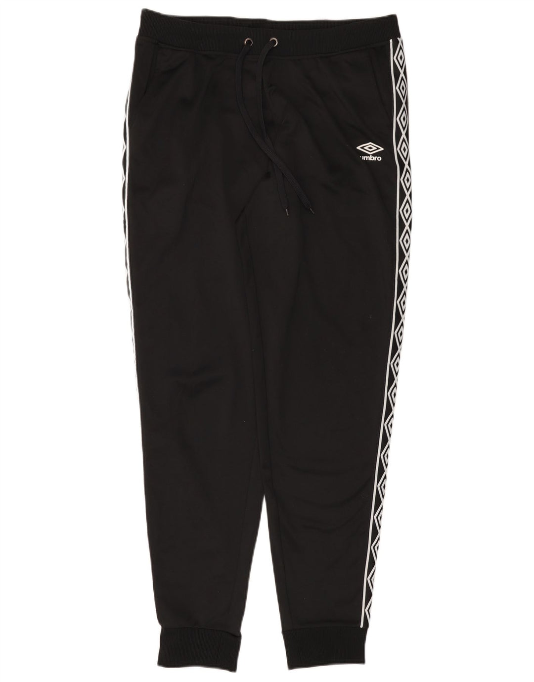 UMBRO Pantalones de chándal con estampado gráfico para hombre Joggers Large Poliéster negro