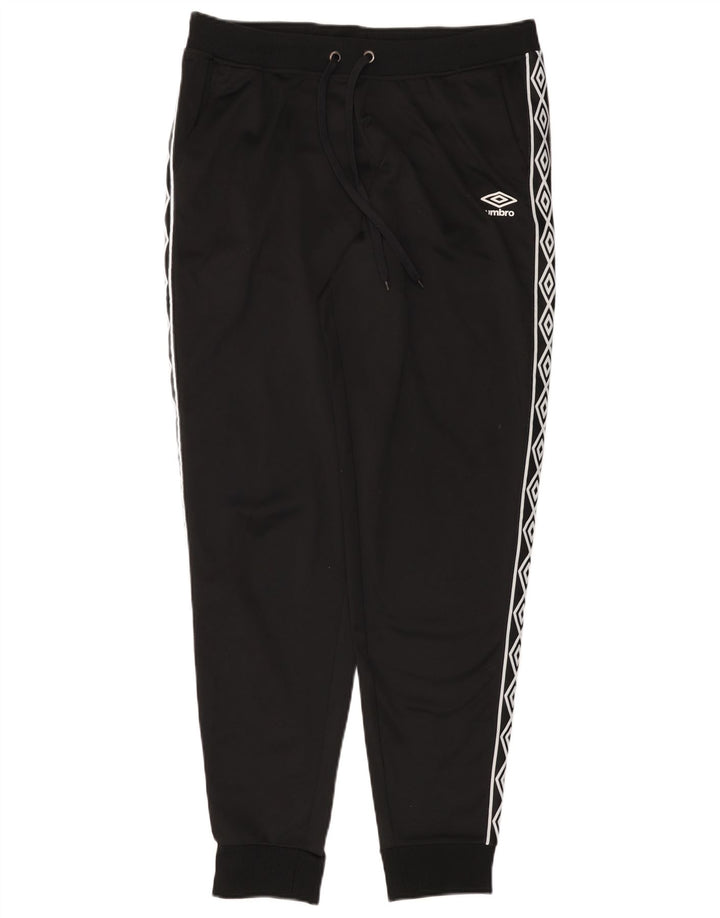 UMBRO Pantalones de chándal con estampado gráfico para hombre Joggers Large Poliéster negro