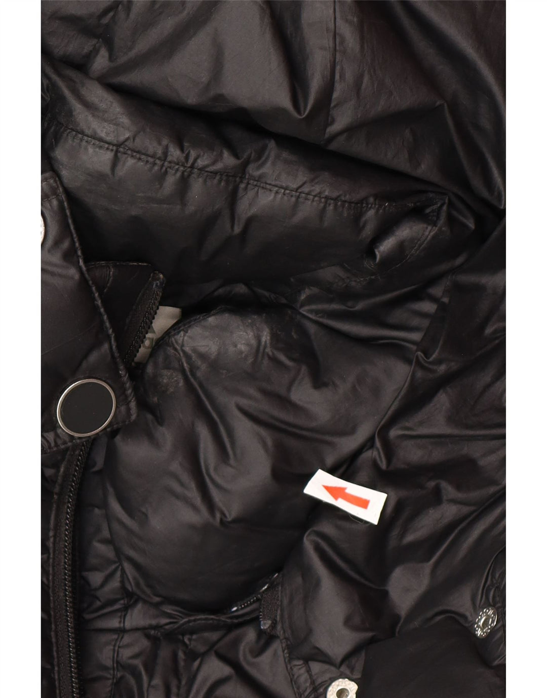 Adidas Chaqueta Acolchada Extragrande con Capucha para Mujer UK 40 XL Poliéster Negro