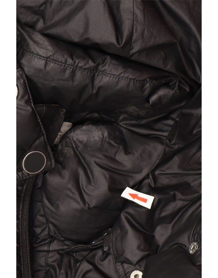 Adidas Chaqueta Acolchada Extragrande con Capucha para Mujer UK 40 XL Poliéster Negro