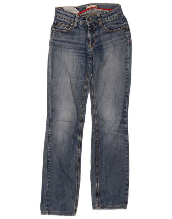 Liu Jo Womens Straight Jeans W26 L30 Blue Cotton