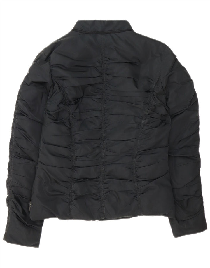 Moncler Mujer Chaqueta Acolchada Talla 2 Mediana Negro Poliéster
