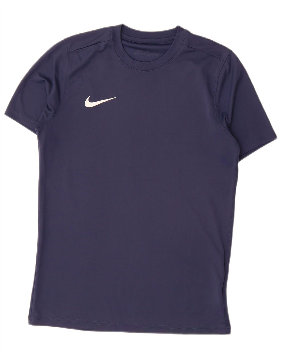 Camiseta Nike Dri Fit para hombre Top medio azul marino Poliéster