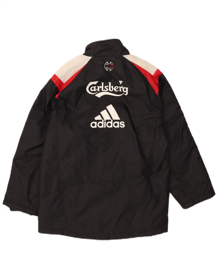 Adidas Chaqueta acolchada con estampado gráfico para niños 11-12 años Nylon color block negro