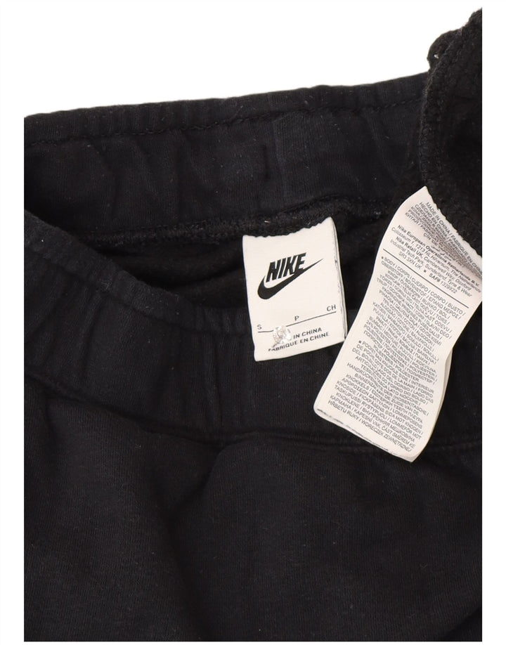 Nike Hombre Pantalones De Chándal Gráfico Joggers Pequeño Algodón Negro