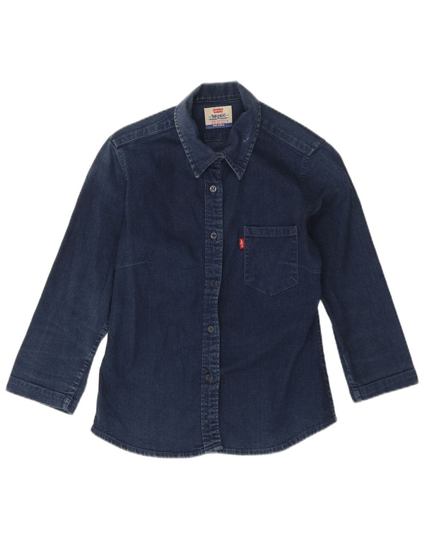 Levi's Camisa Vaquera Manga 3/4 Niñas 15-16 Años Small Azul Marino