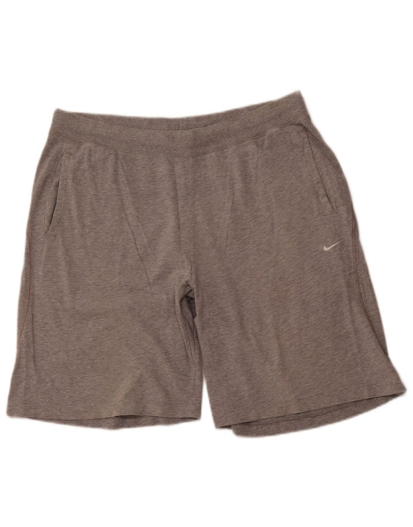 NIKE Pantalones cortos deportivos para hombre XL Gris Algodón