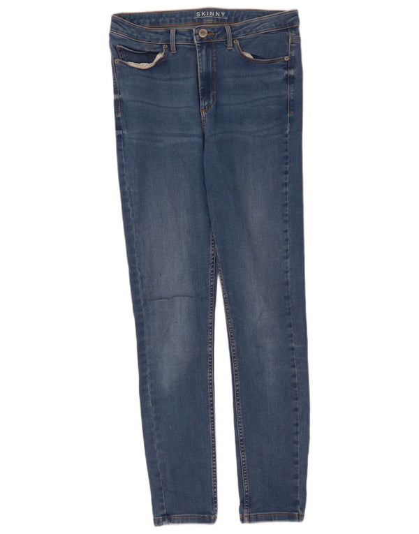 Marks & Spencer Vaqueros pitillo para mujer UK 10 Small W27 L29 Algodón azul