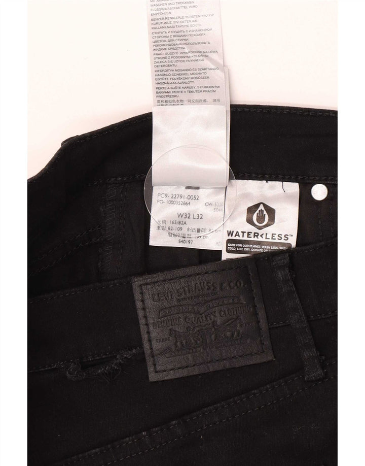 Vaqueros Jegging Levi's Mujer W32 L32 Algodón Negro