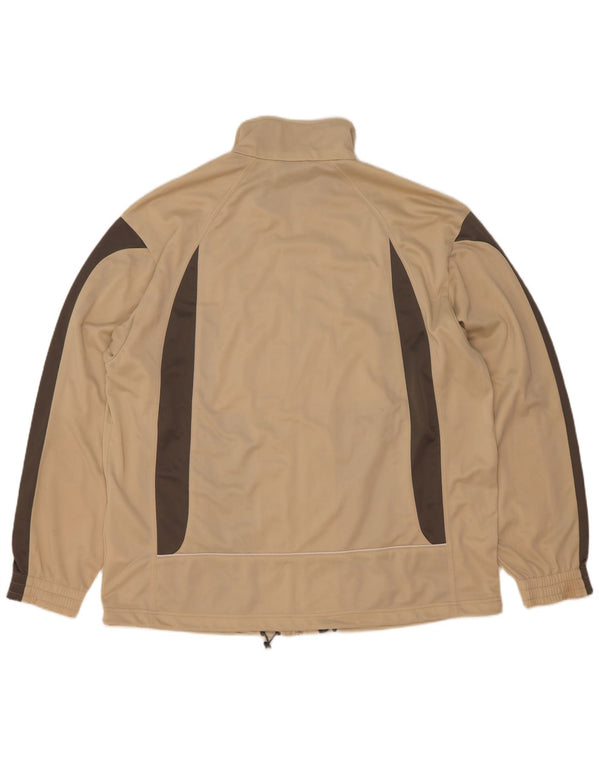Lotto Hombre Chándal Top Chaqueta 2XL Beige Colorblock Poliéster