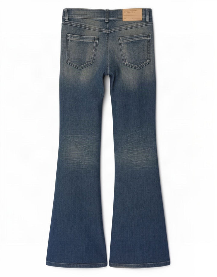 Benetton Vaqueros Acampanados W32 L33 Azul