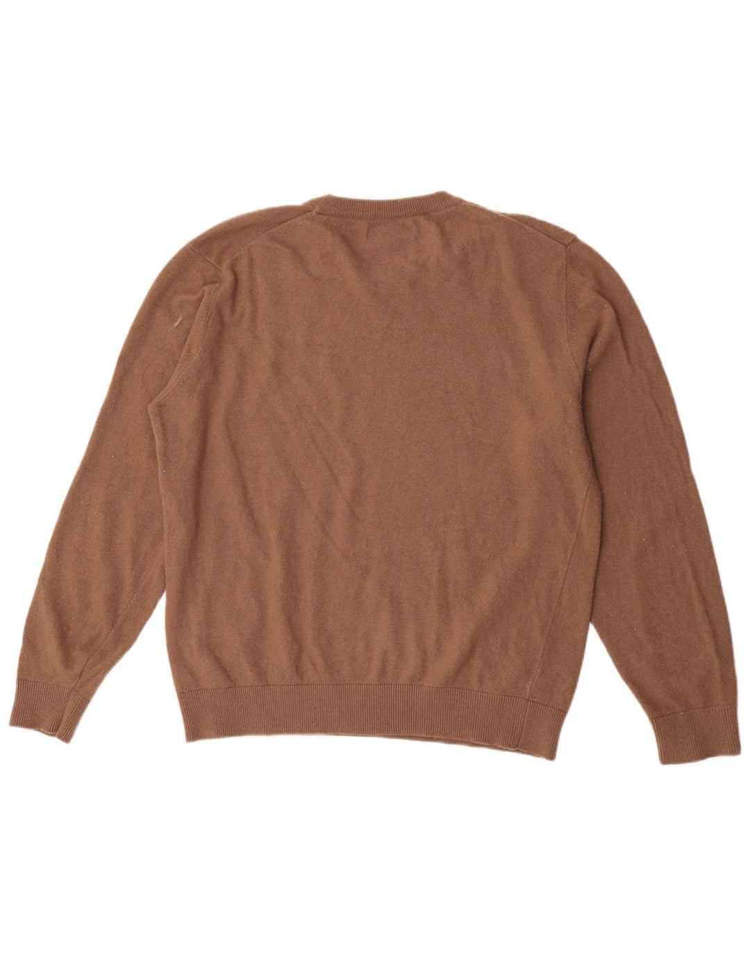 Replay Jersey de cuello redondo para hombre, talla 2XL, lana marrón
